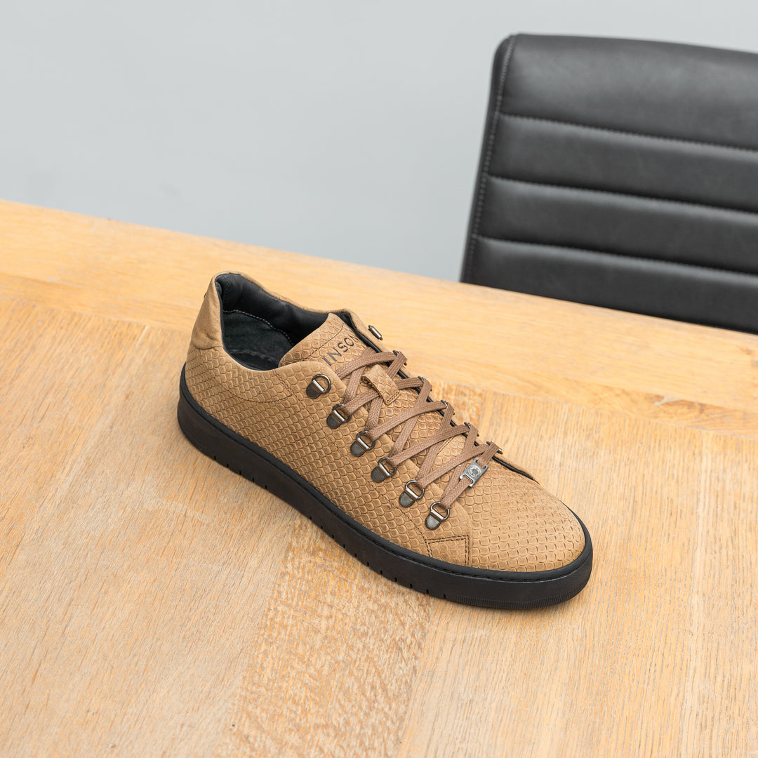 BENNET LOW BS barna - Emb.Lea,Nub,Sue sneaker