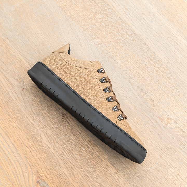 BENNET LOW BS barna - Emb.Lea,Nub,Sue sneaker