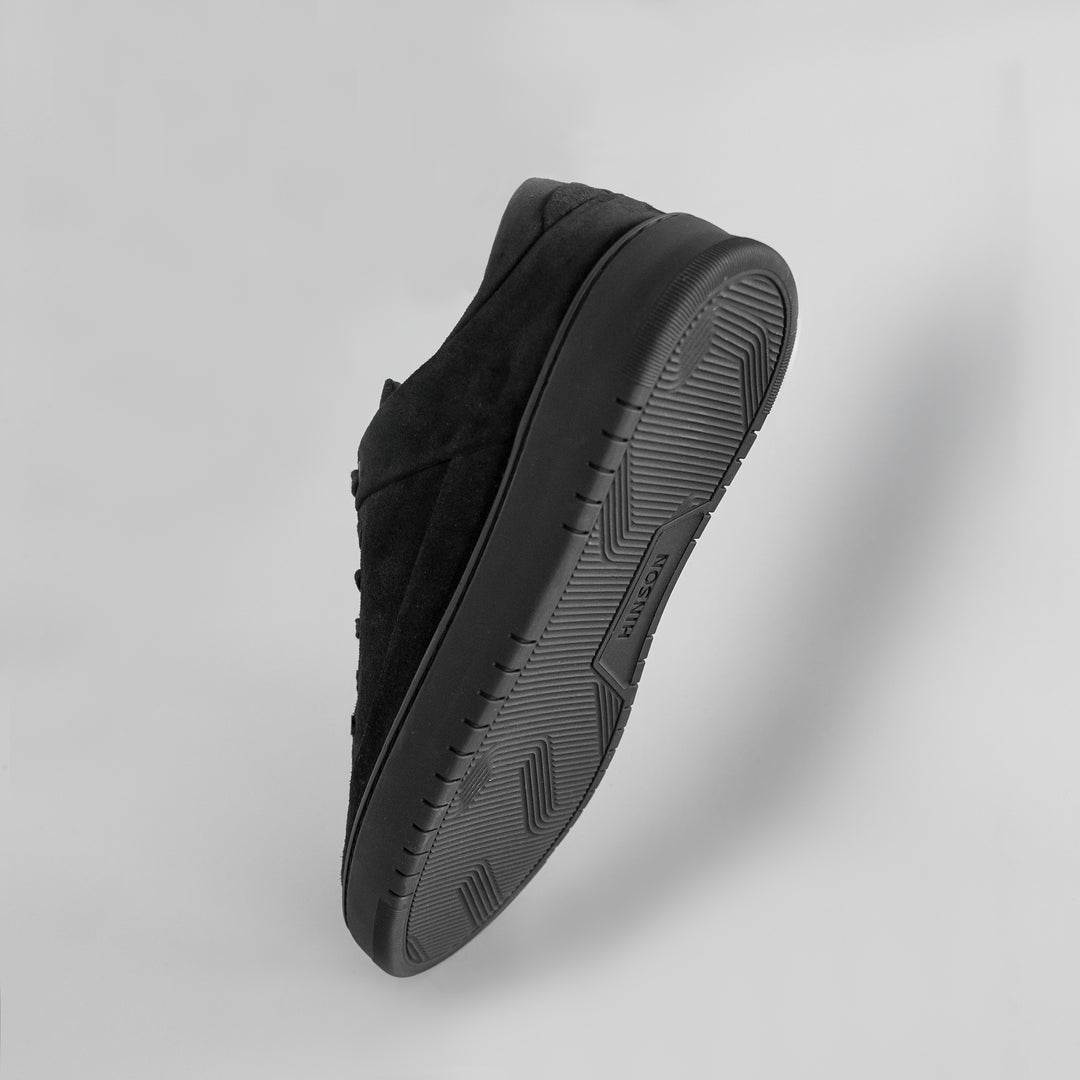 BENNET P4 LOW Off fekete Suede sneaker
