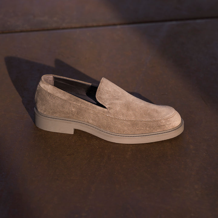 BEATENBERG LOAFER ECHO Taupe Velúr