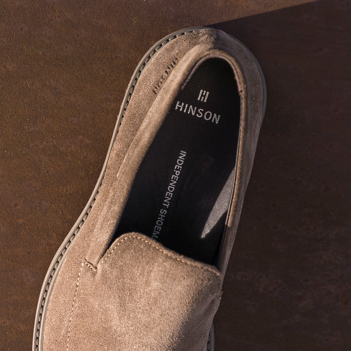 BEATENBERG LOAFER ECHO Taupe Velúr