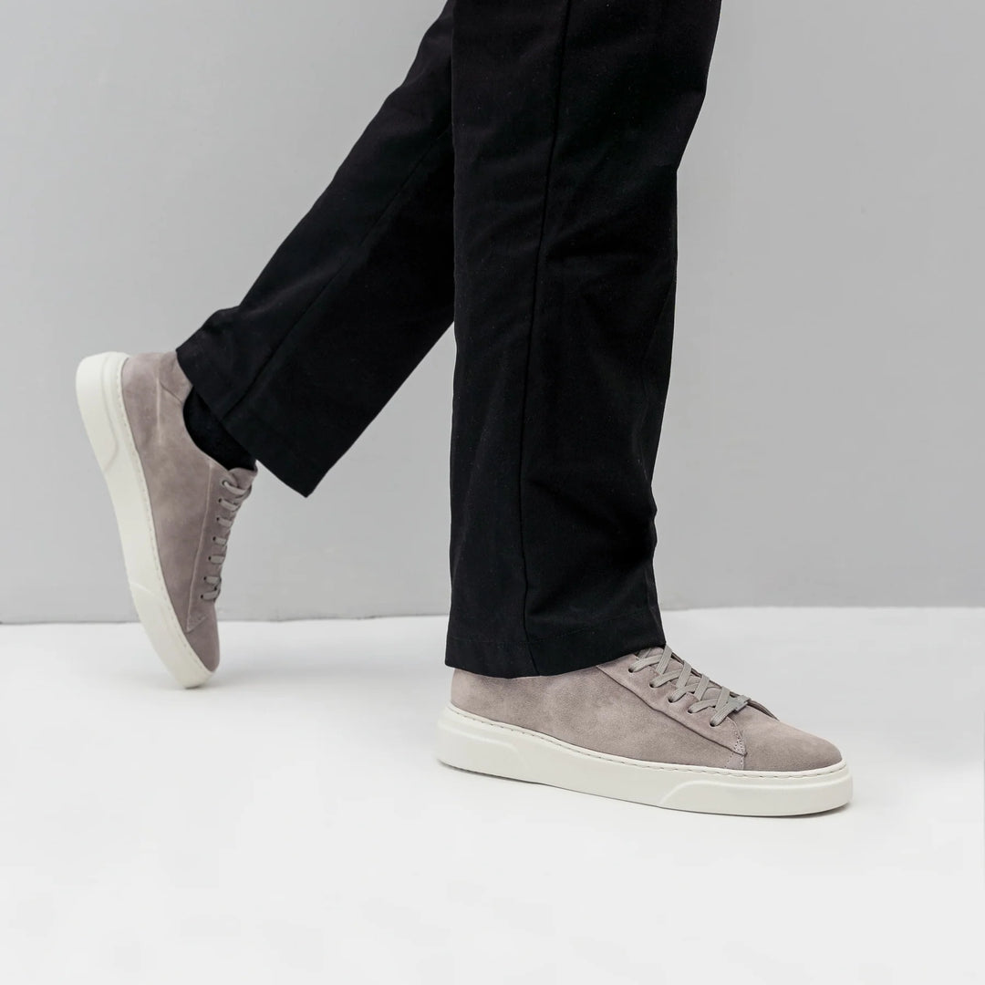 KEA BASE LOW Világosszürke Galambszürke Velúr