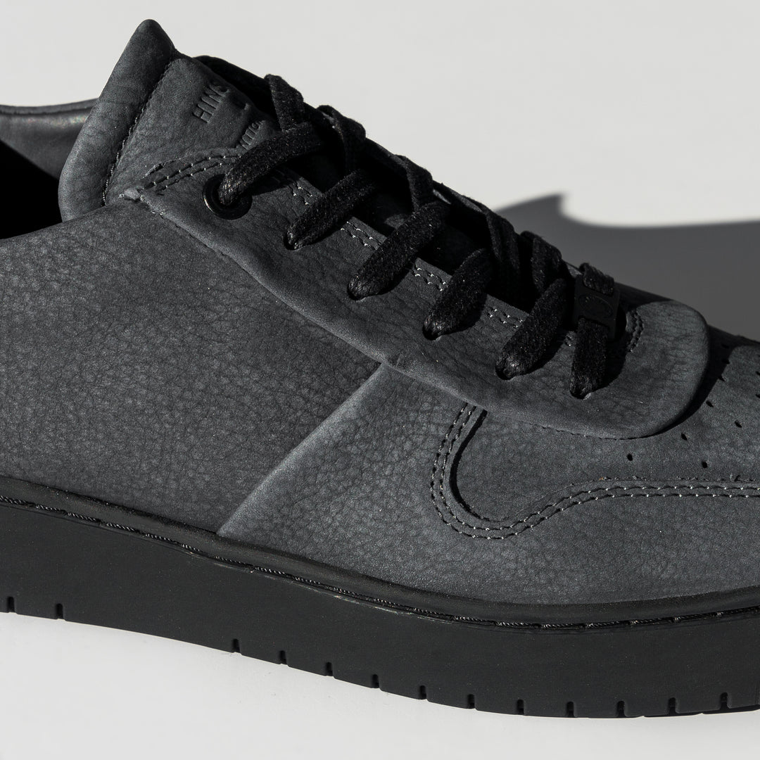 BENNET SONDER EIGHT Charcoal bőr nubuk sneaker