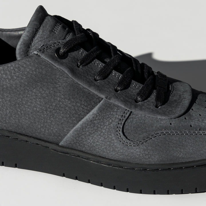 BENNET SONDER EIGHT Charcoal bőr nubuk sneaker
