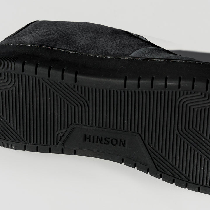 BENNET SONDER EIGHT Charcoal bőr nubuk sneaker