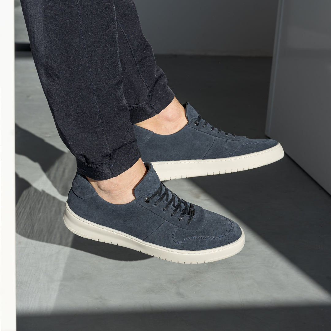 BENNET SONDER EIGHT Dk kék Suede sneaker