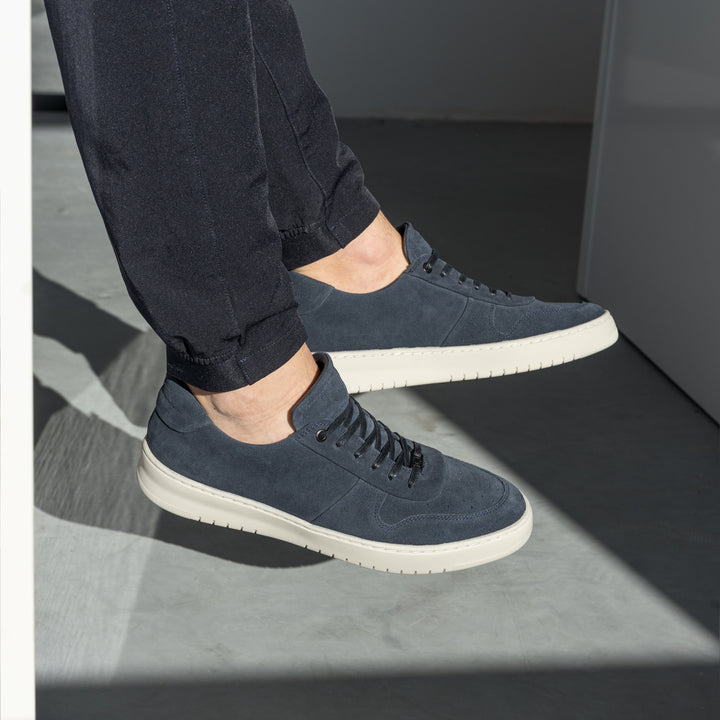 BENNET SONDER EIGHT Dk kék Suede sneaker