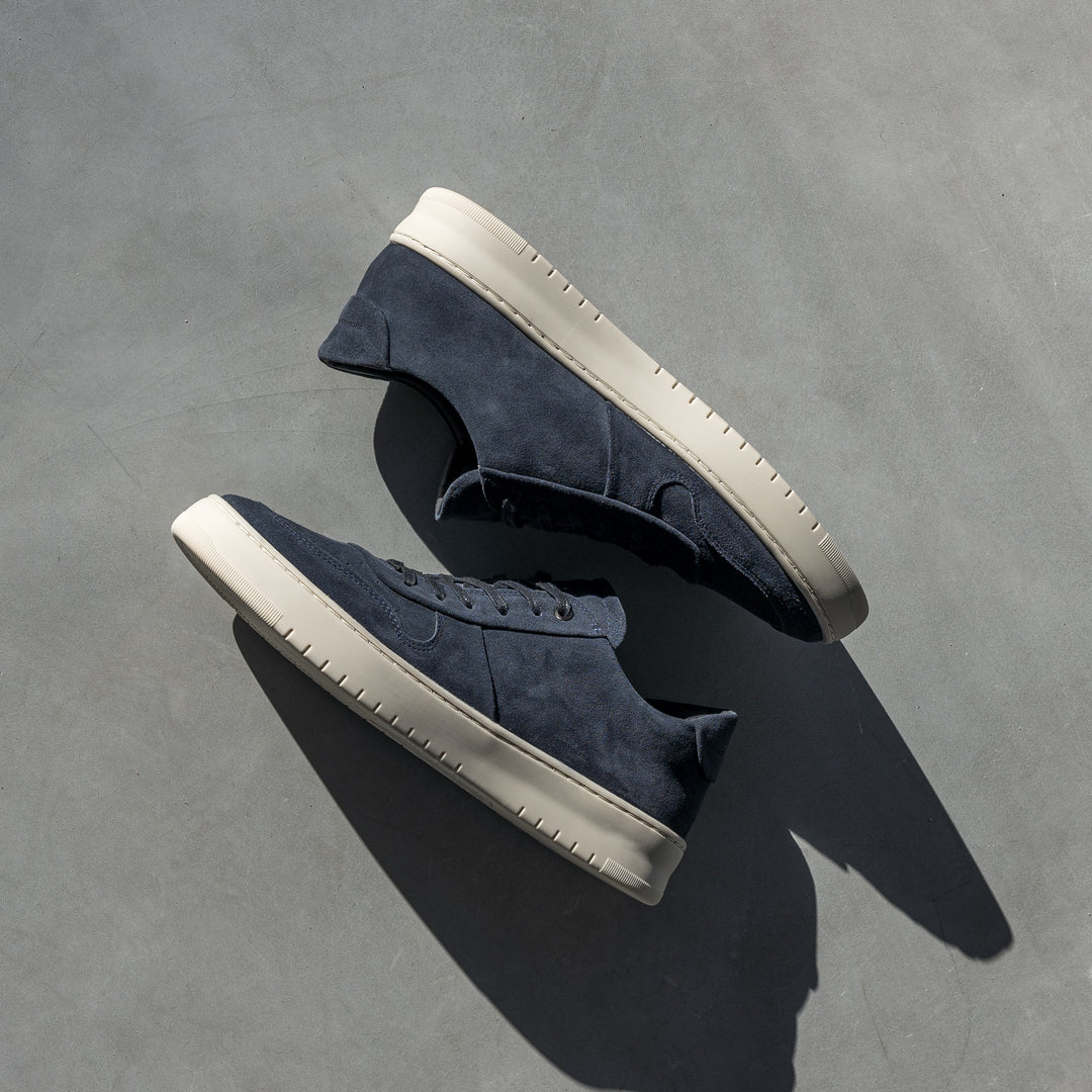 BENNET SONDER EIGHT Dk kék Suede sneaker