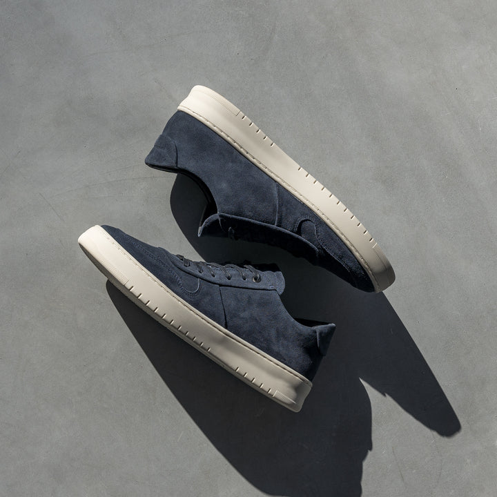BENNET SONDER EIGHT Dk kék Suede sneaker