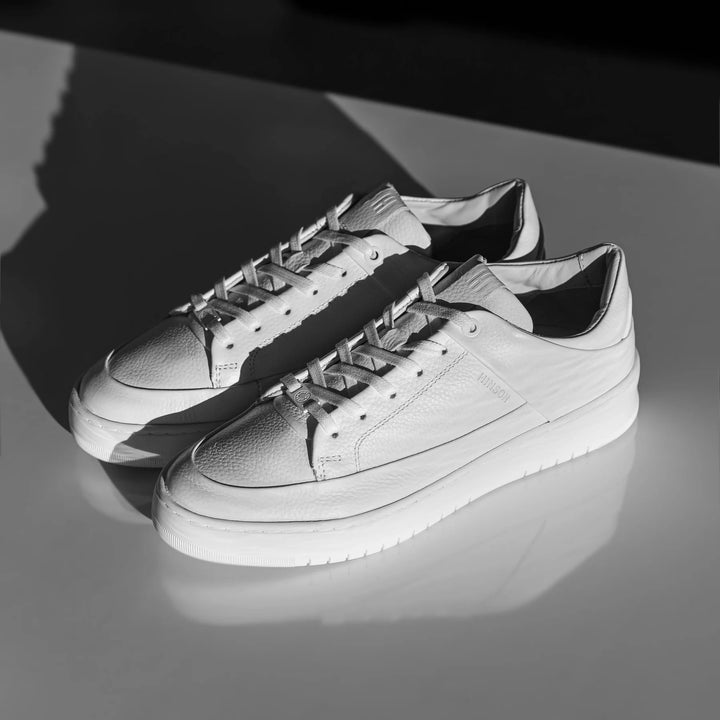 BENNET P4 LOW fehér mart bőr sneaker