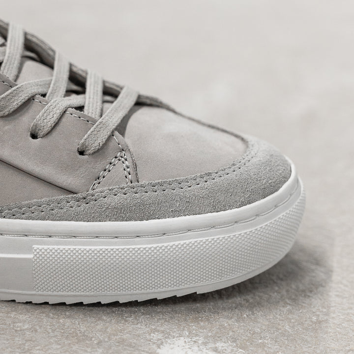 SORREN SINNET HIGH világosszürke bőr nubuk sneaker