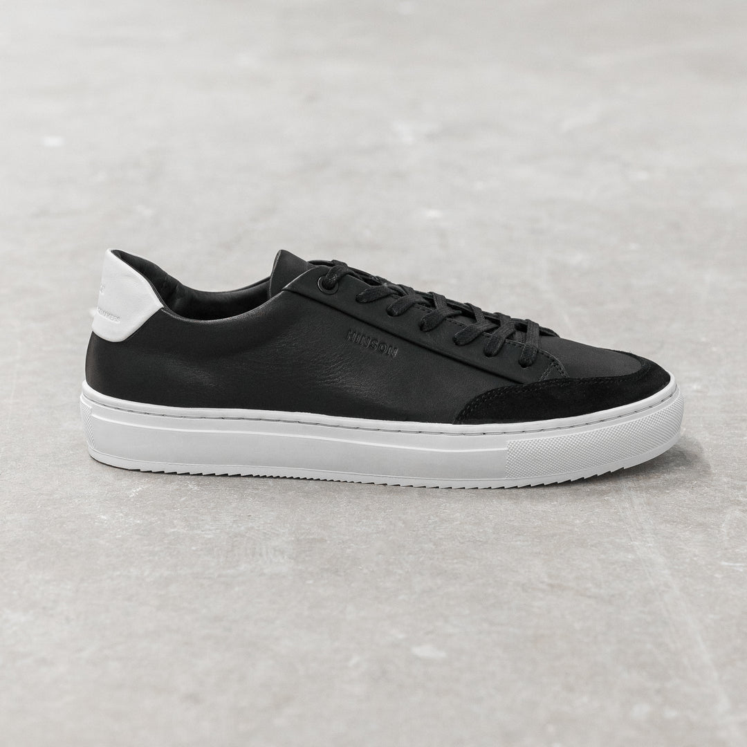 SORREN SINNET fekete bőr sneaker