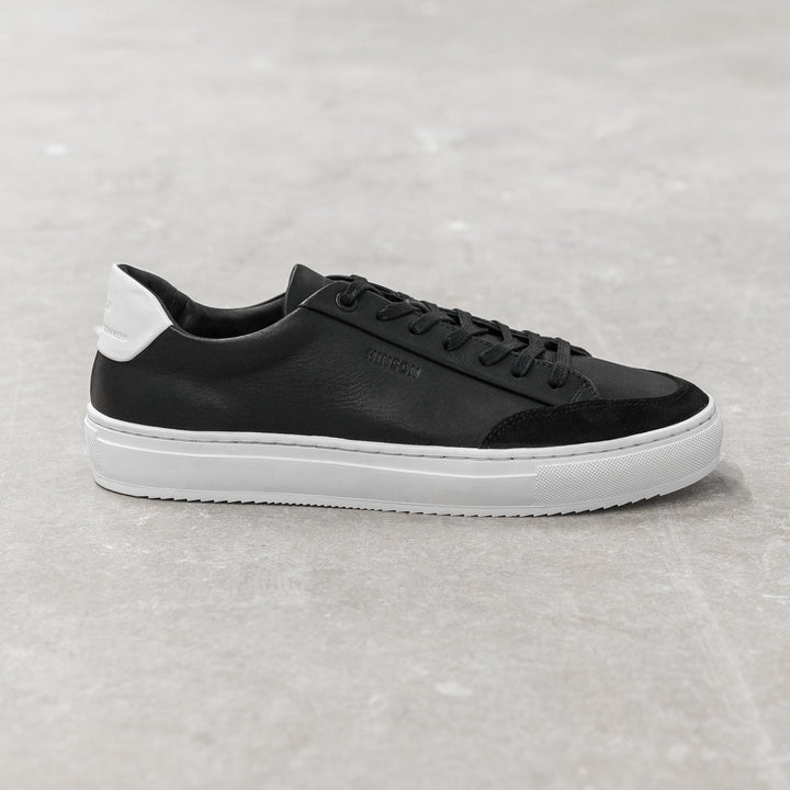 SORREN SINNET fekete bőr sneaker