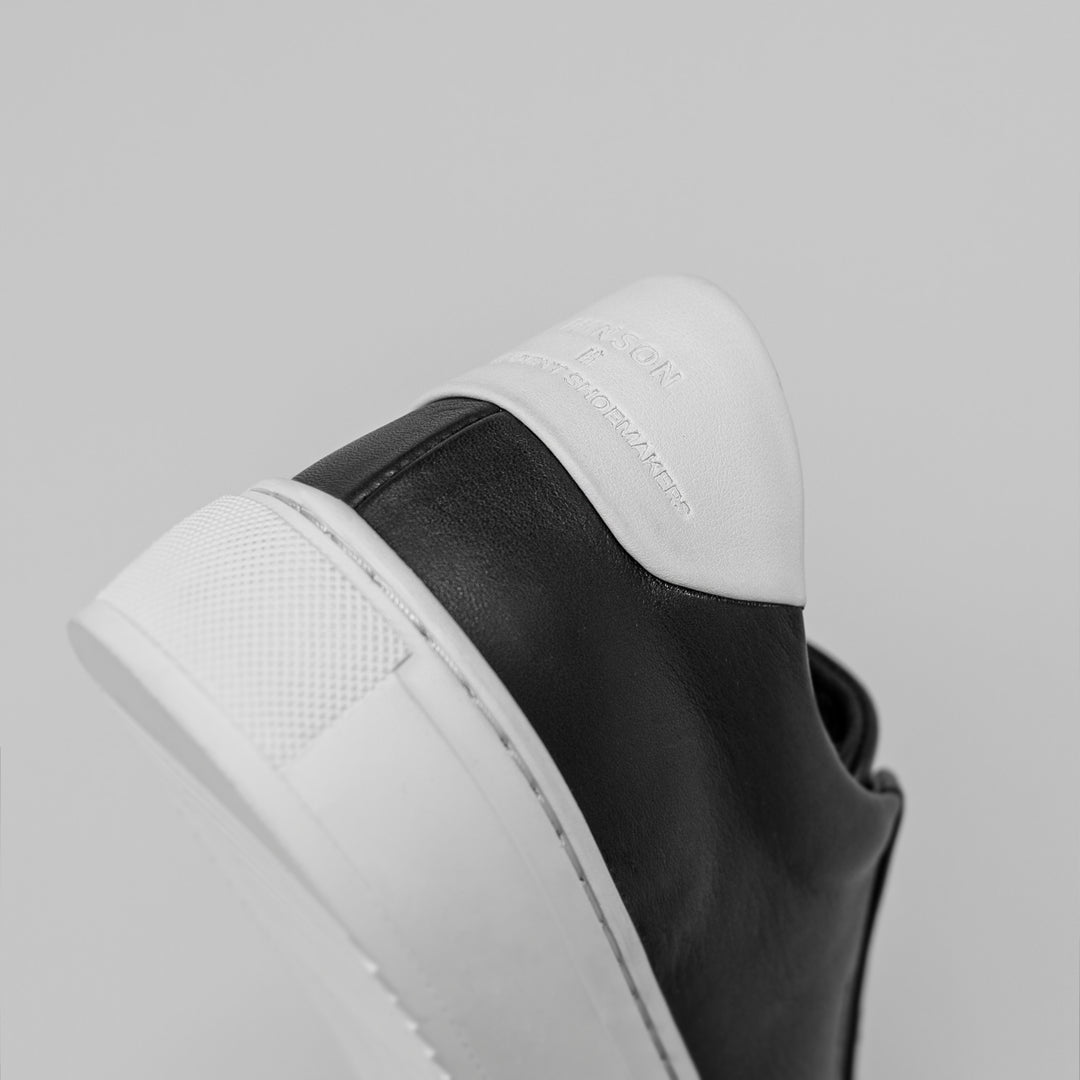 SORREN SINNET fekete bőr sneaker
