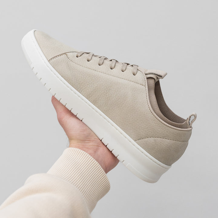 BENNET CRUSE bézs - nubuk sneaker