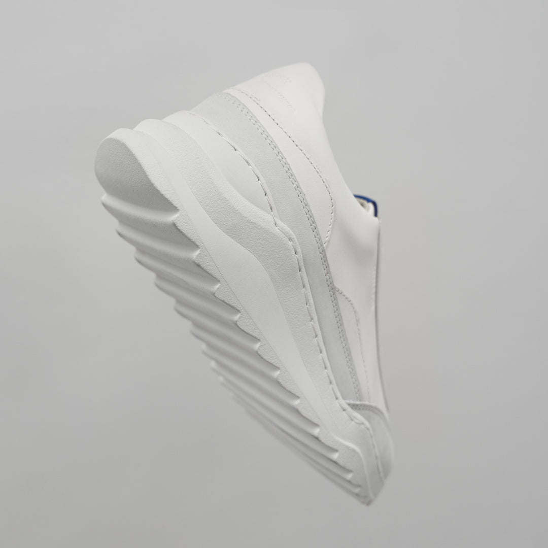 VIITOR TRACK LOW fehér mart bőr sneaker