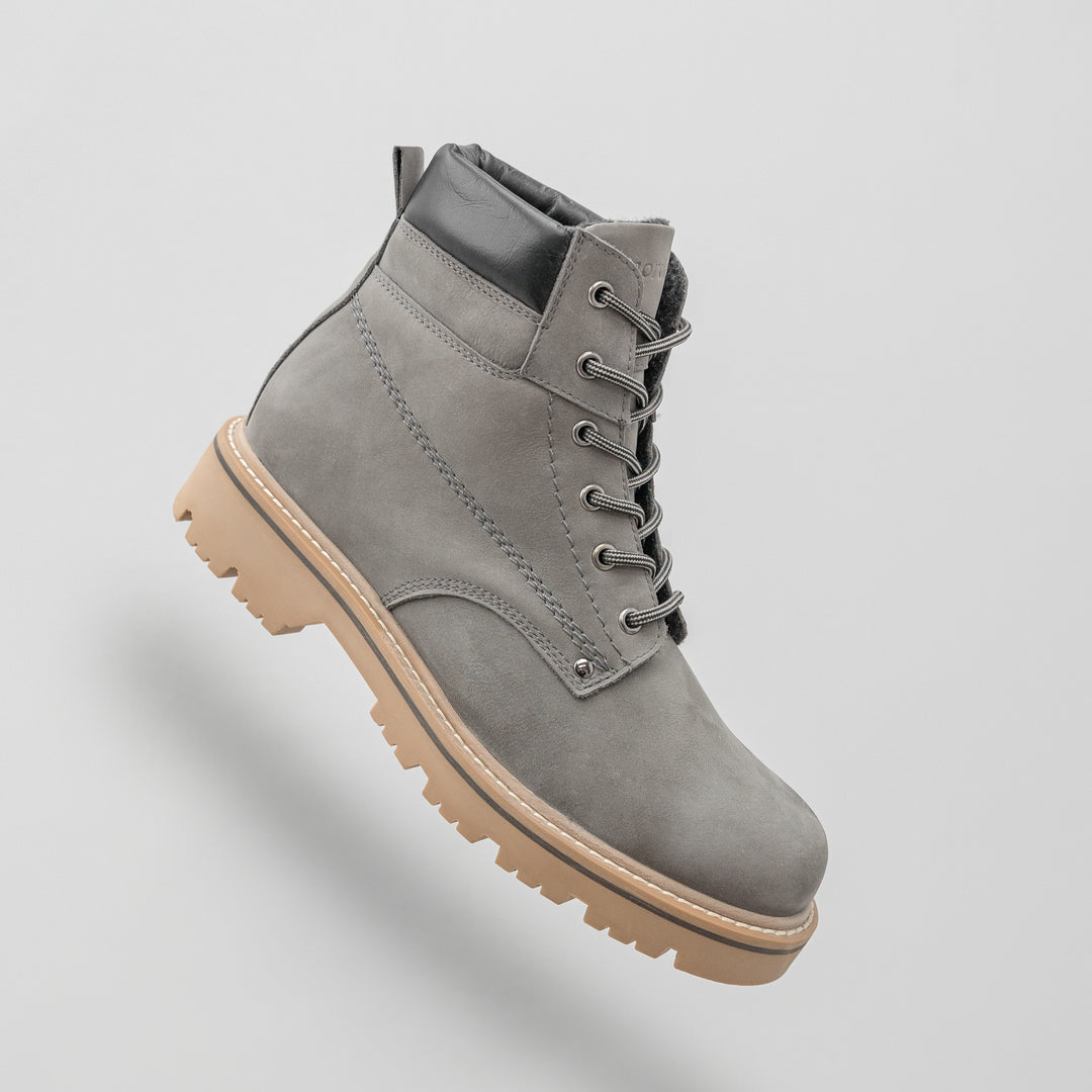 NEW THUNDER BOOT füstszürke nubuk csizma