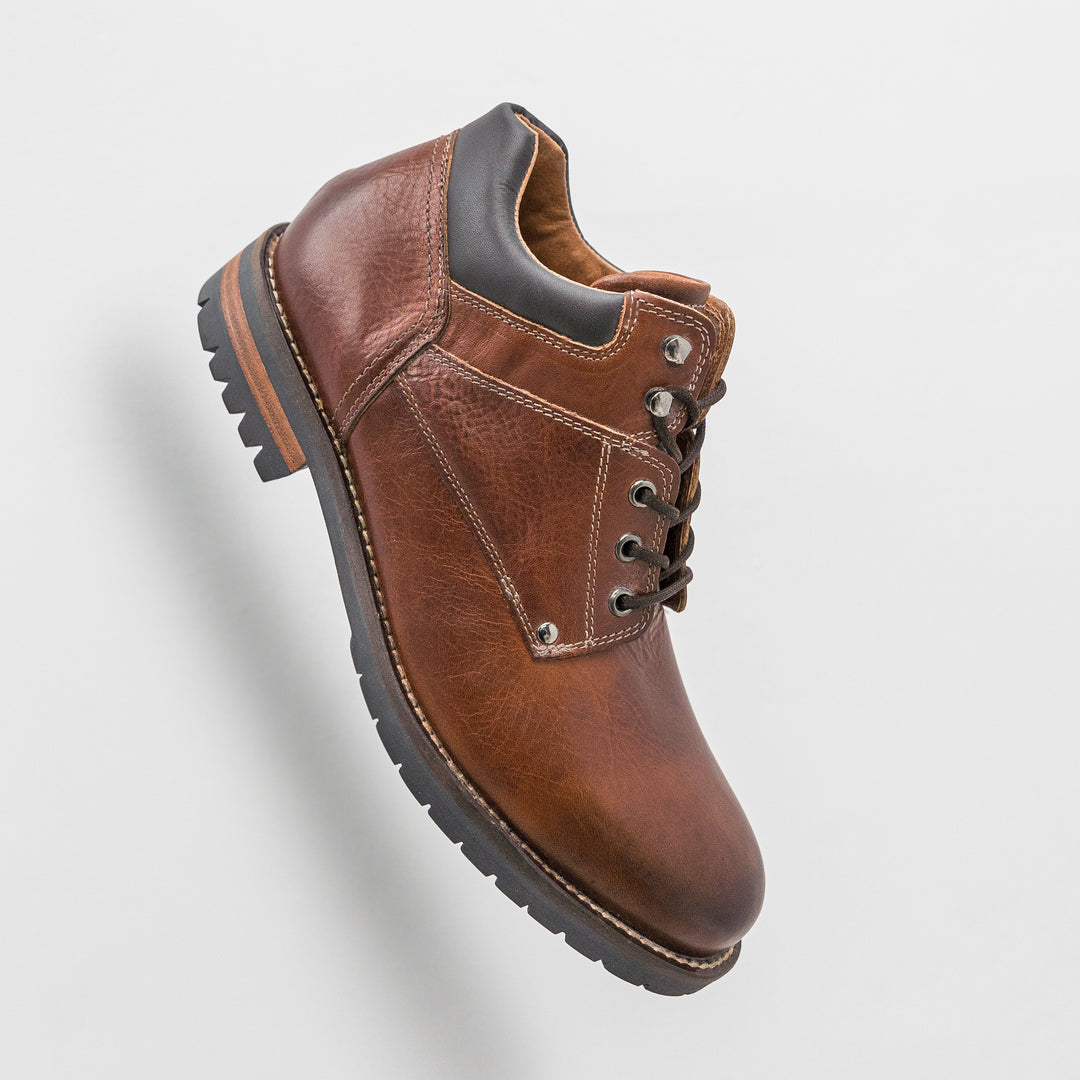 GORDON WAGONEER ANKLE BOOT Chestnut bőr csizma
