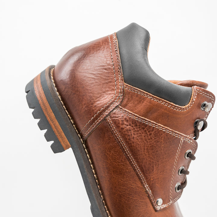 GORDON WAGONEER ANKLE BOOT Chestnut bőr csizma