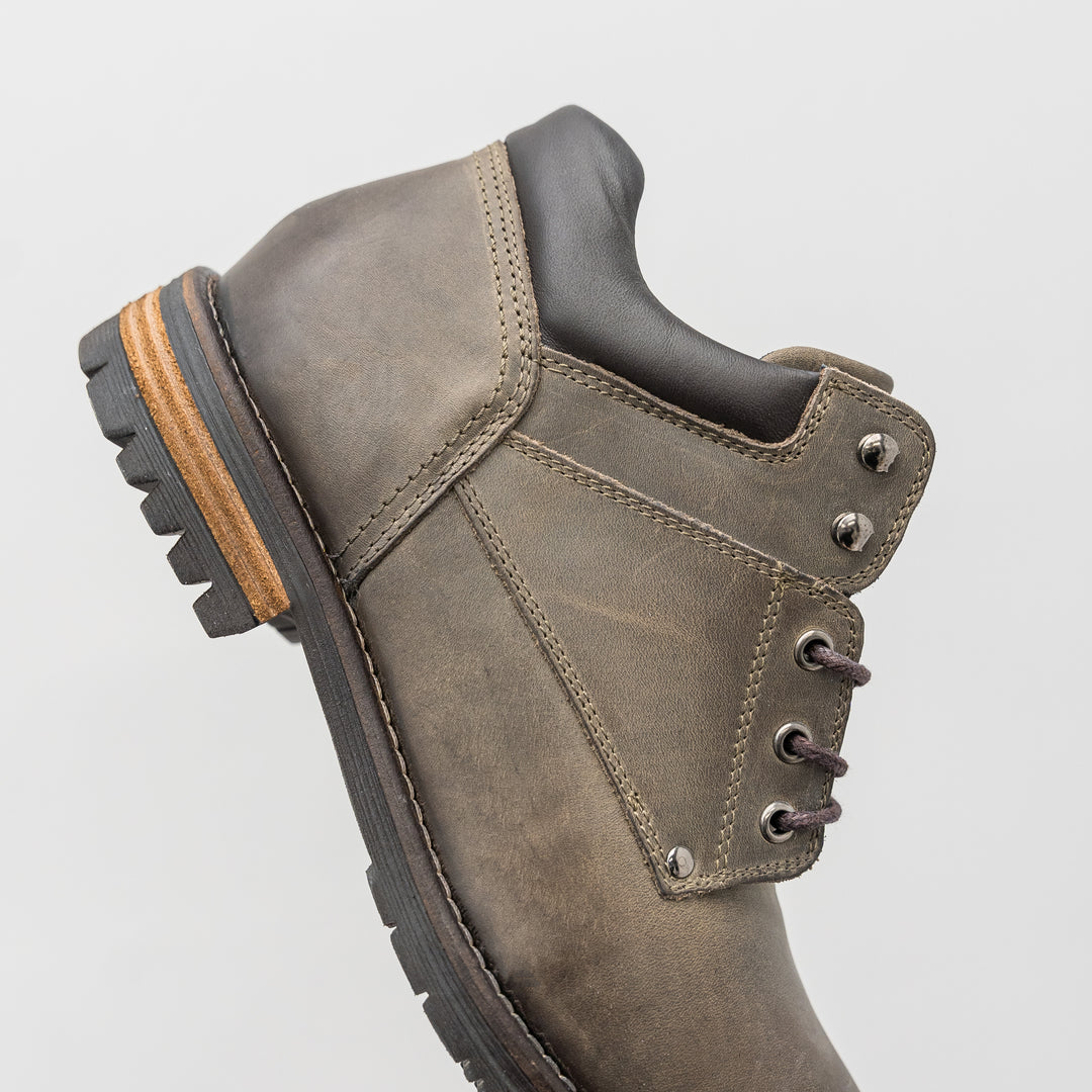 GORDON WAGONEER ANKLE BOOT khaki bőr Pull Up csizma