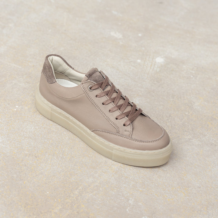 CAYENNE RETRO LOW taupe mart bőr sneaker