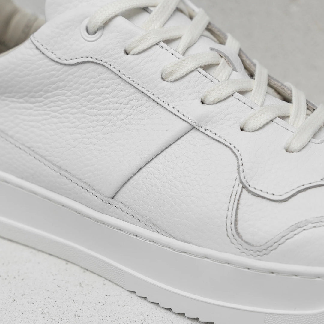 PALMER ONE fehér mart bőr sneaker