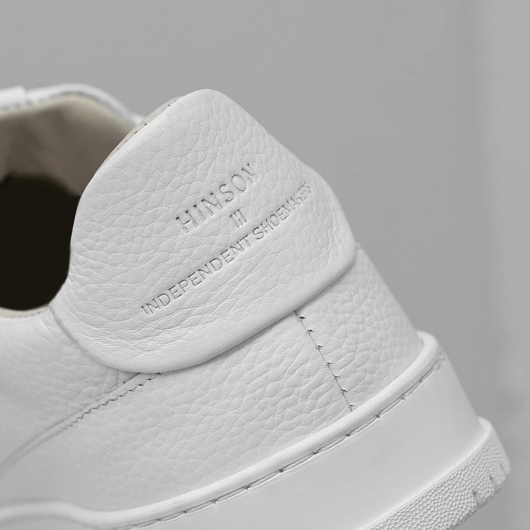PALMER ONE fehér mart bőr sneaker