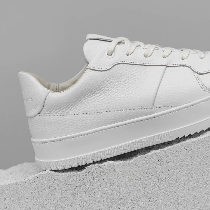 PALMER ONE fehér mart bőr sneaker