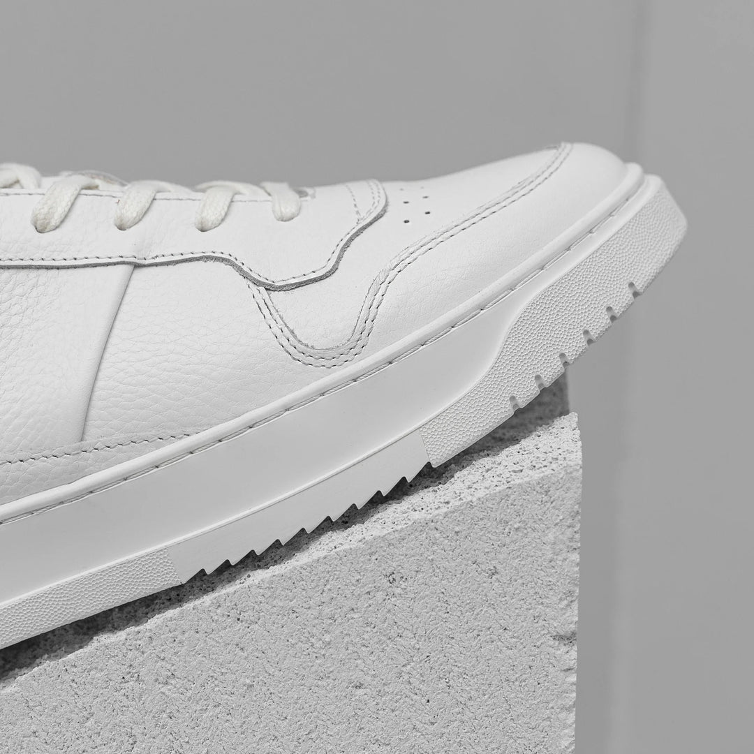 PALMER ONE fehér mart bőr sneaker