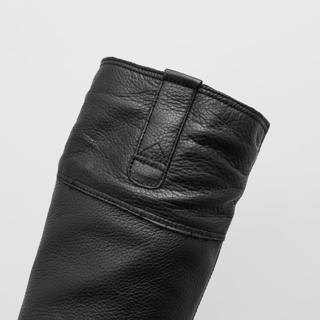 TERSA ROCK fekete bőr sneaker