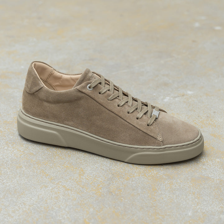 KEA BASE LOW taupe Suede sneaker