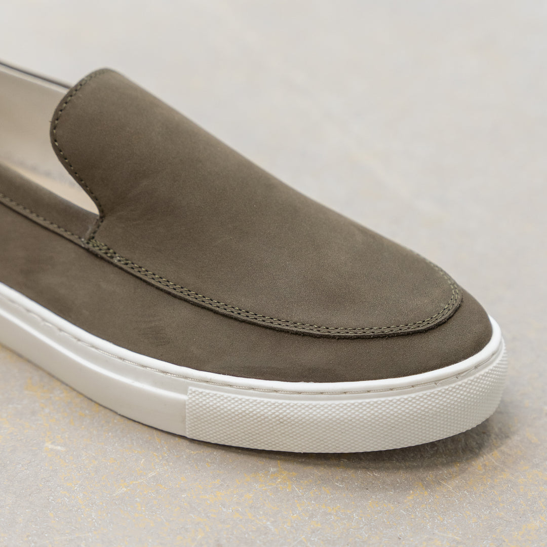 VELO LOAFER ECHO olívazöld nubuk