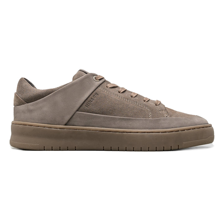 BENNET P4 LOW taupe nubuk Suede sneaker