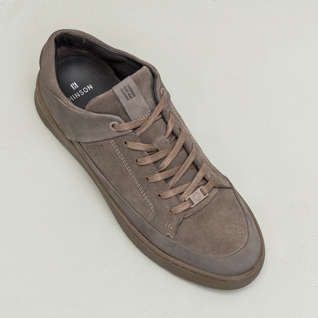 BENNET P4 LOW taupe nubuk Suede sneaker