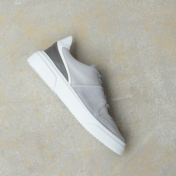 KEA CIME LOW Világosszürke - Sima bőr