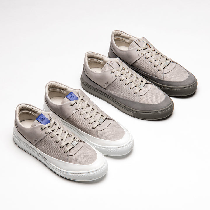 SORREN P3 LOW füstszürke/világosszürke Embossed sneaker