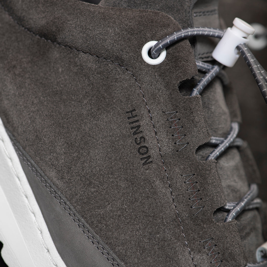 VIITOR SUMMIT LOW füstszürke Velours nubuk sneaker