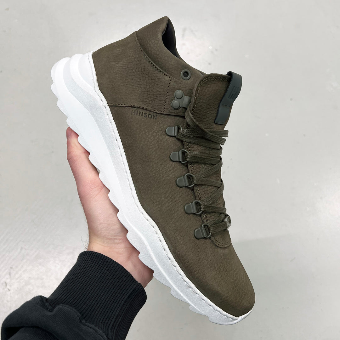 VIITOR ALPINA HIKING MID Olív bőr nubuk