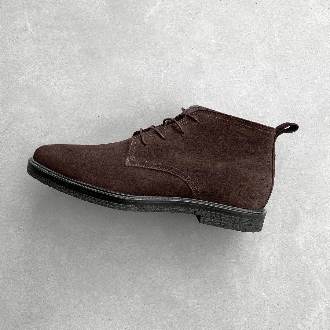 OSVALDO DERBY ANKLE Tdm bőr Suede