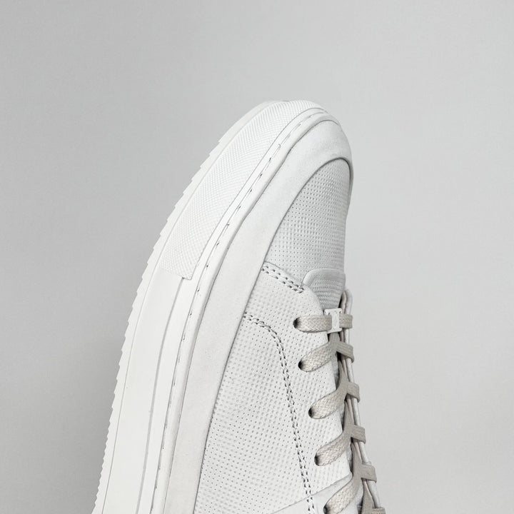 SORREN P3 LOW Fehér Nubuk Dombornyomott Geo Camo