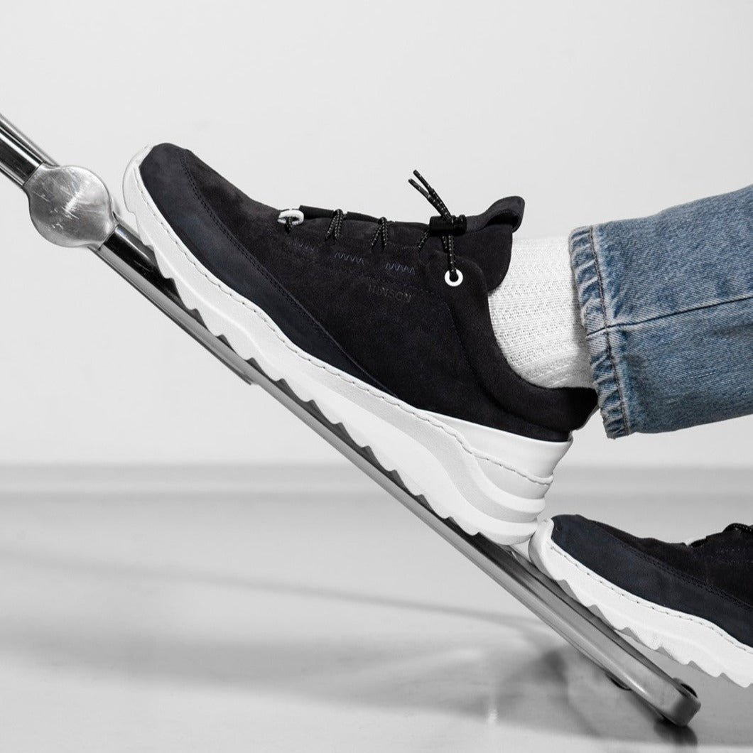 VIITOR SUMMIT LOW Navy velúr nubuk