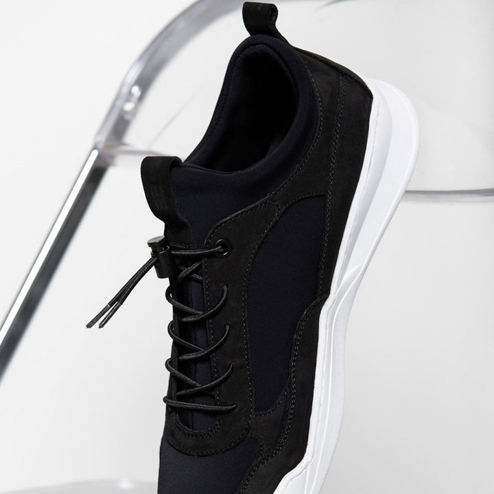 ALLIN SARUN fekete nubuk/Neoprene sneaker