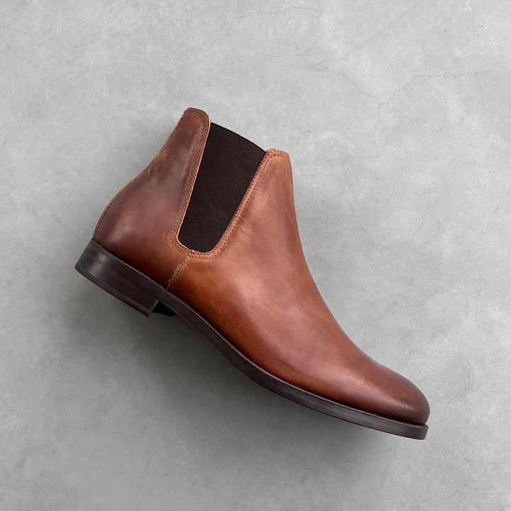 CAMO CHELSEA Bruciatto bőr, felhúzható talpbetét