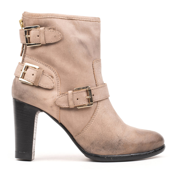 DINA STRAP BOOT szürke nubuk csizma