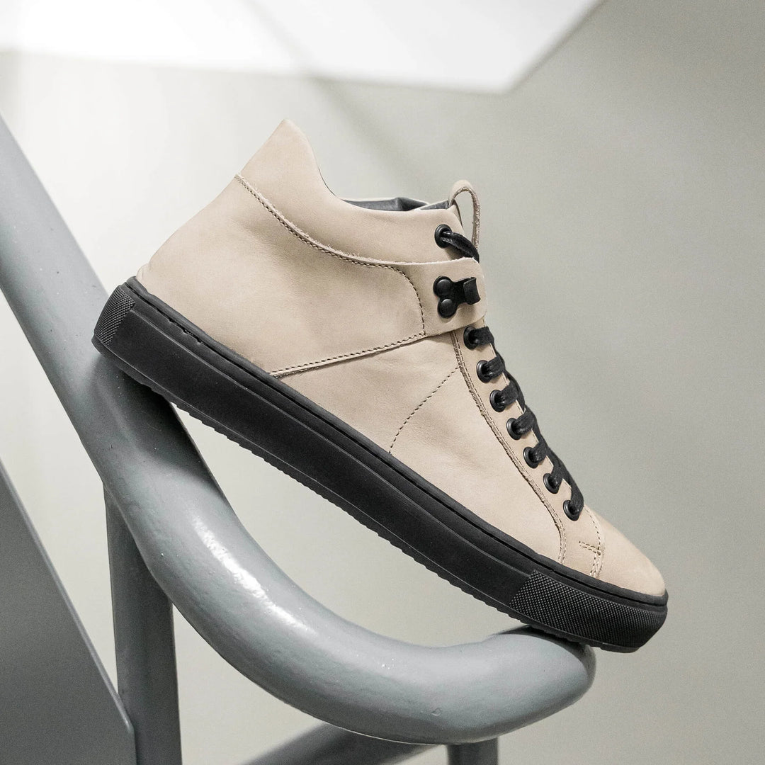 SORREN MID taupe nubuk sneaker
