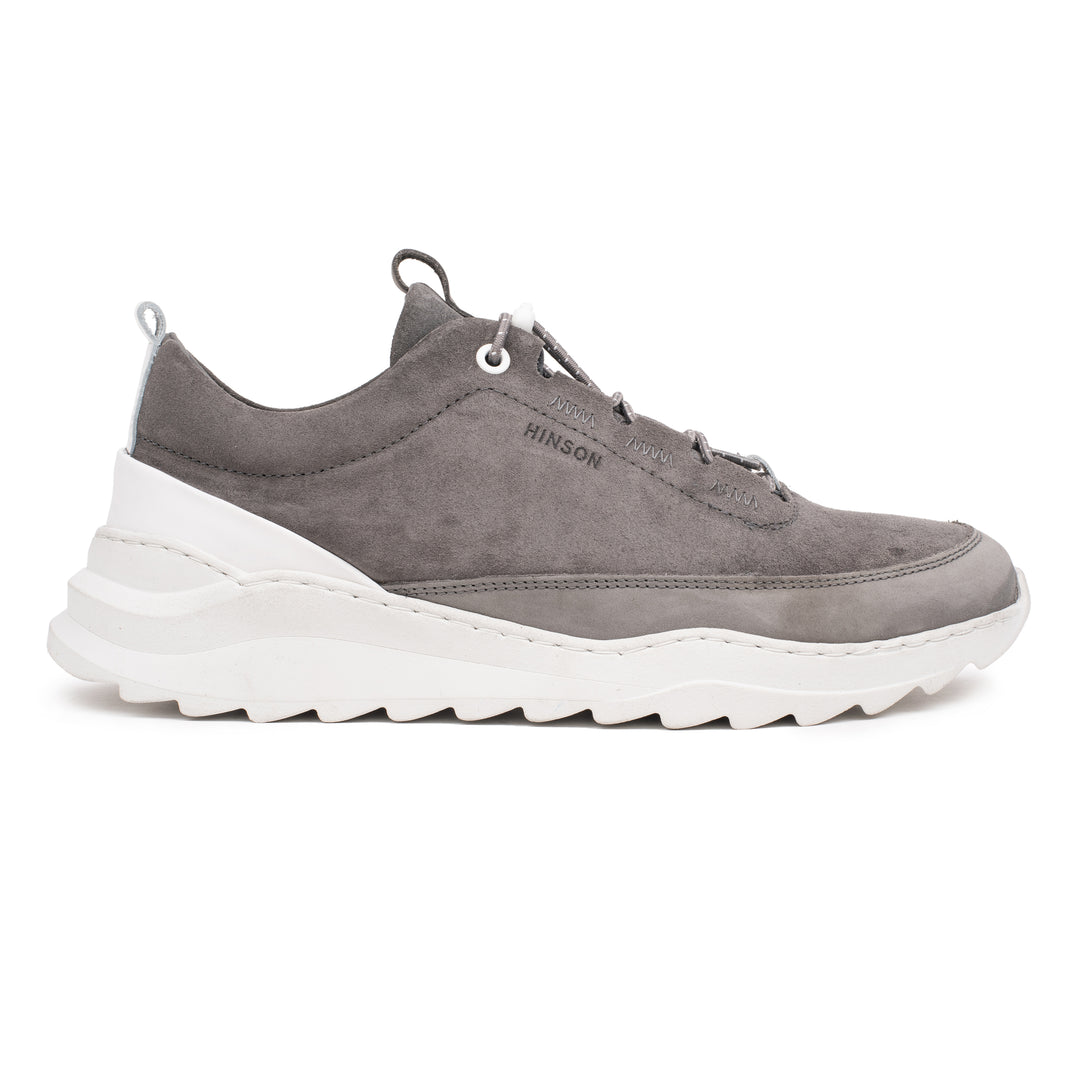 HINSON Sneaker Gri | Viitor Summit Low Fumo Velours Nubuck - s
