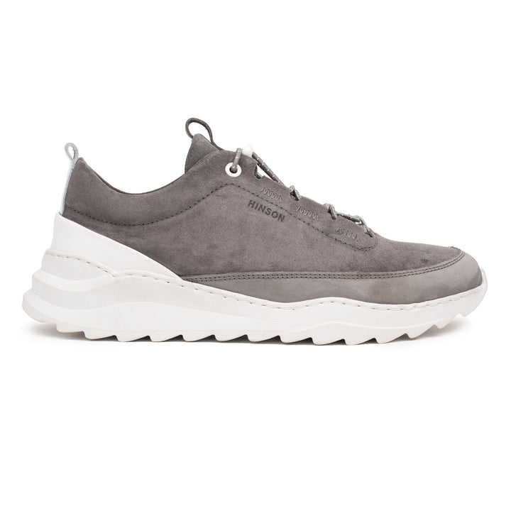 HINSON Sneaker Gri | Viitor Summit Low Fumo Velours Nubuck - s