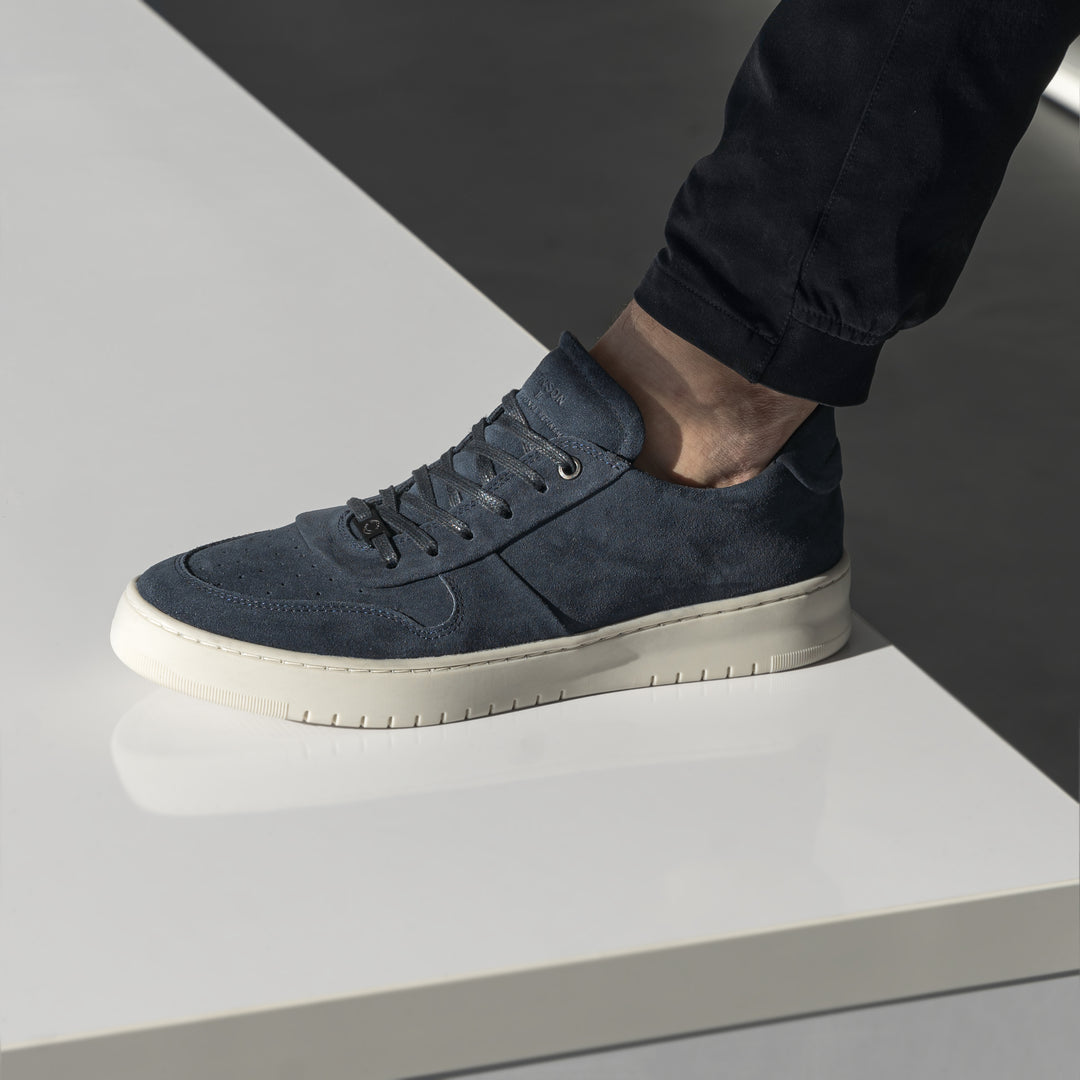BENNET SONDER EIGHT Dk kék Suede sneaker