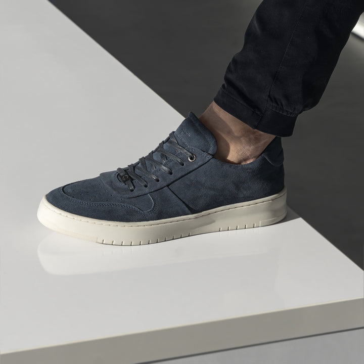 BENNET SONDER EIGHT Dk kék Suede sneaker