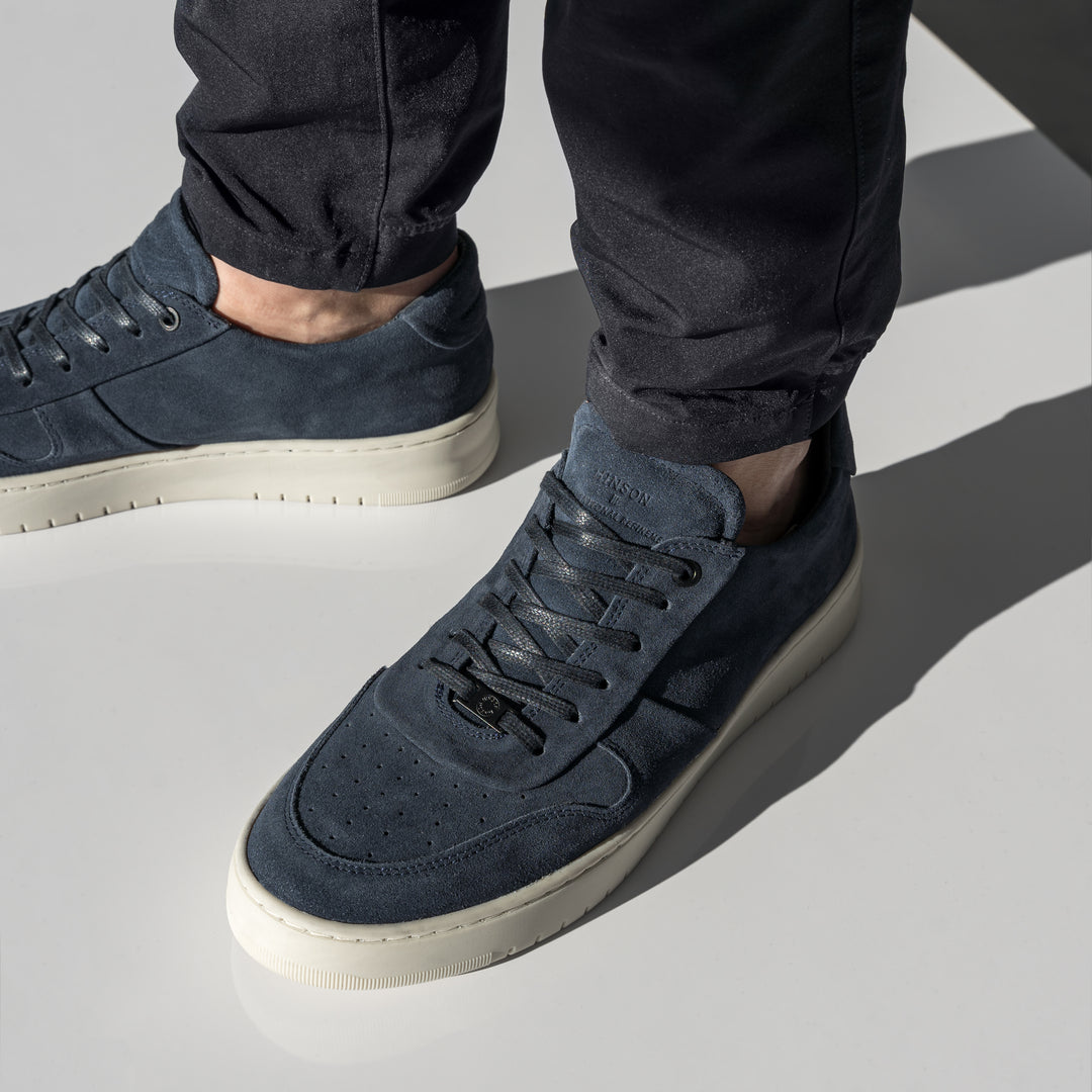 BENNET SONDER EIGHT Dk kék Suede sneaker